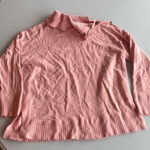 Westbound Blush Cowl Neck Sweater